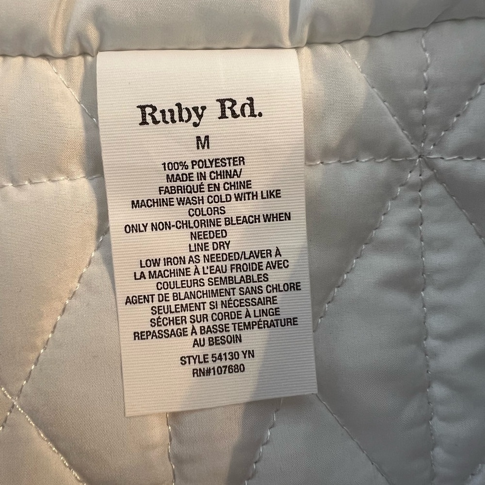 Ruby Rd Vest Size Medium - image 6